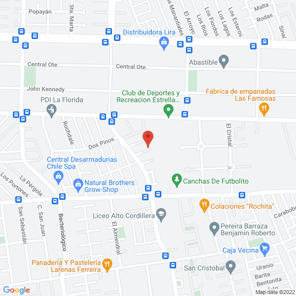 Map of PodoExpress