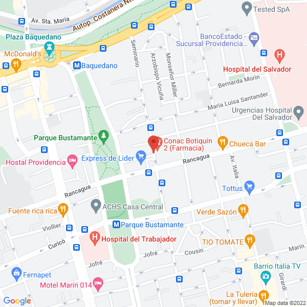 Map of Pollo Loco