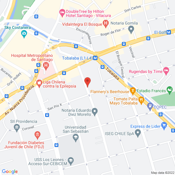 Map of Patricio Oyola Asesorías Tributarias y Contables