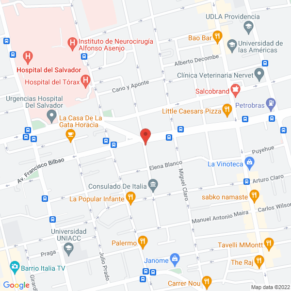Map of Repuestos y Reparaciones Ríos y Gamboa Ing. Ltda.