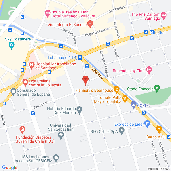 Map of Rojas Flores, Sandra