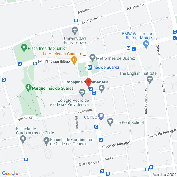 Map of Rodríguez Castellon, José Manuel
