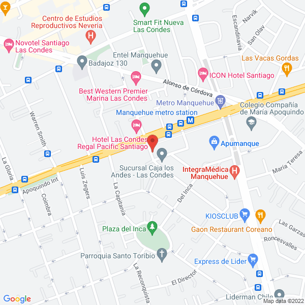 Map of Ramondín Chile S.A.
