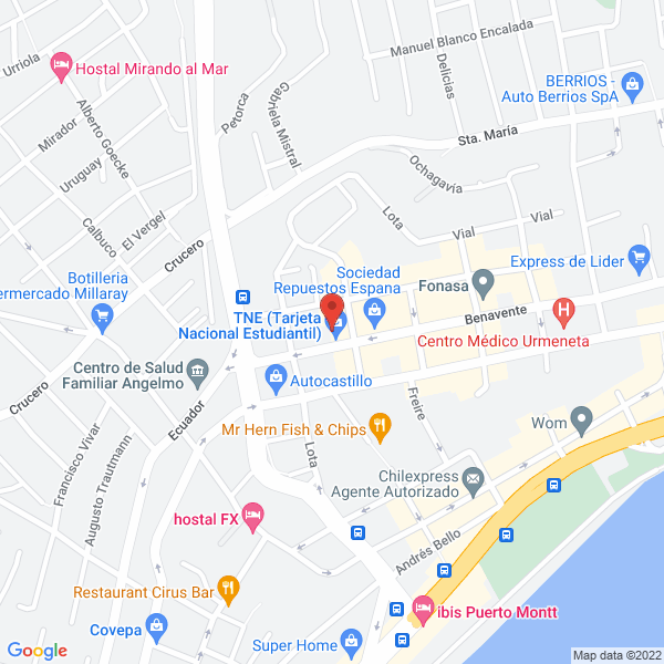 Map of Repuestos López