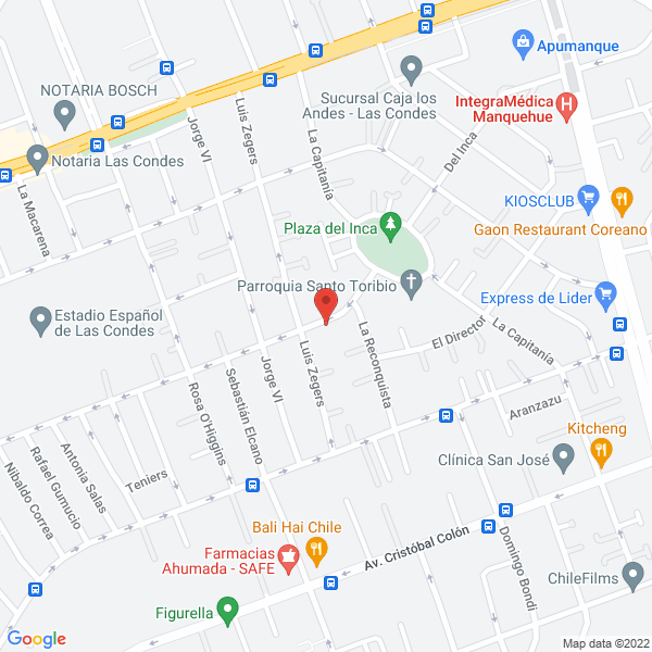Map of Residencia Doctor Jaime García Huidobro