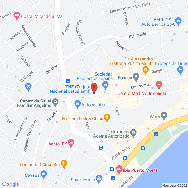 Map of Repuestos España