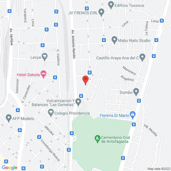 Map of R O A Fabricación y Revestimiento en Fibra de Vidrio