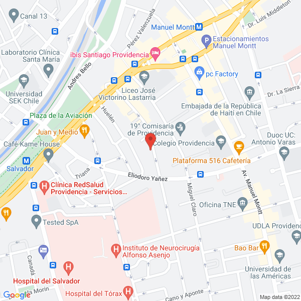 Map of Rodriguez y Rodriguez Construcciones Limitada