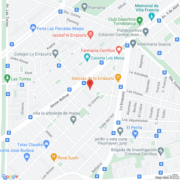Map of Rosh Ltda.