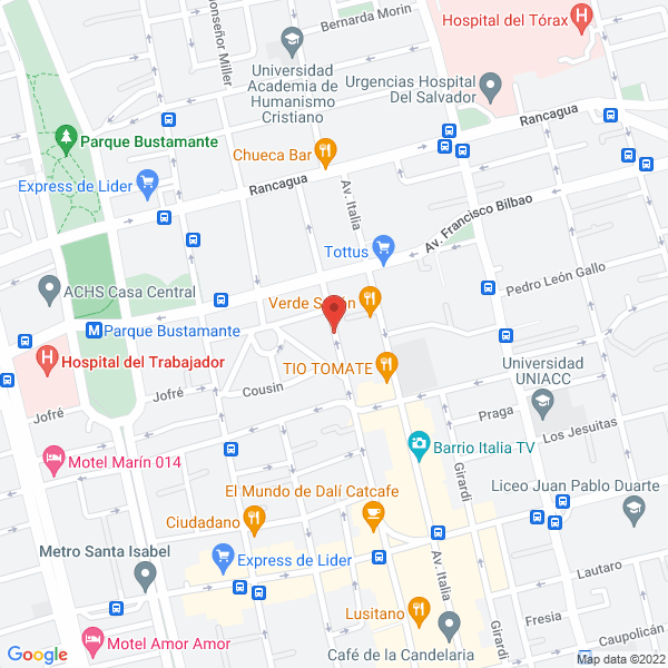 Map of Ruca Bar