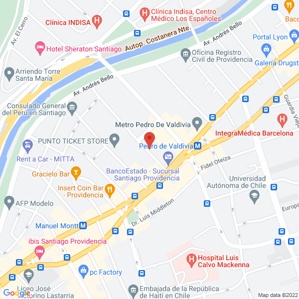 Map of Revinox SPA