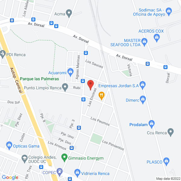 Map of Soclima y Asociados S.A.