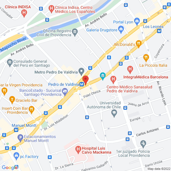 Map of Sociedad Comercial Sintas Ltda.
