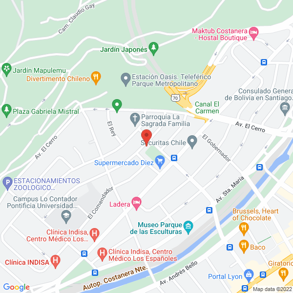 Map of Sello Alerce