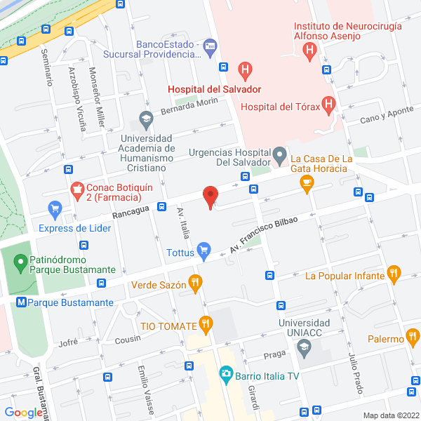 Map of Subsecretaria del Ministerio del Interior