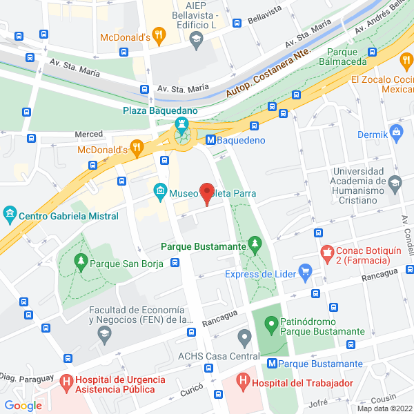 Map of Sindicato de Trabajadores N° 1 Empresa Bata SAG