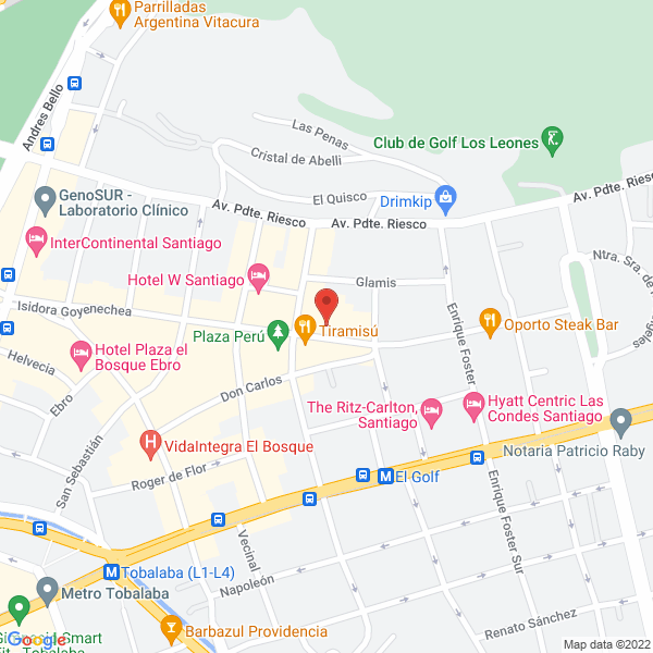 Map of Spencer Stuart Chile Ltda.