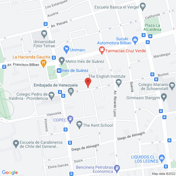 Map of Soldaduras Especiales Teksol Chile Ltda.