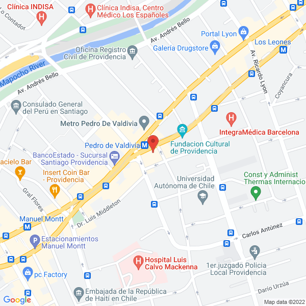 Map of Servicios Médicos y Asesorías Ltda.
