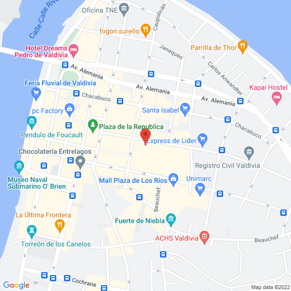 Map of Silvia Vidal Ramírez
