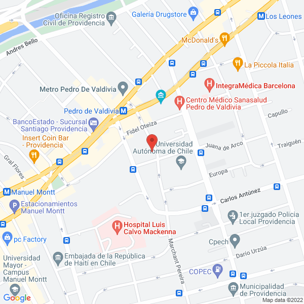 Map of Sudamericana de Metales Comercial Ltda.