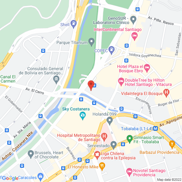 Map of Sociedad Turismo Zahr Ltda.