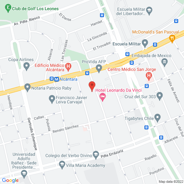 Map of Santiago Bascur y Cía. Ltda.