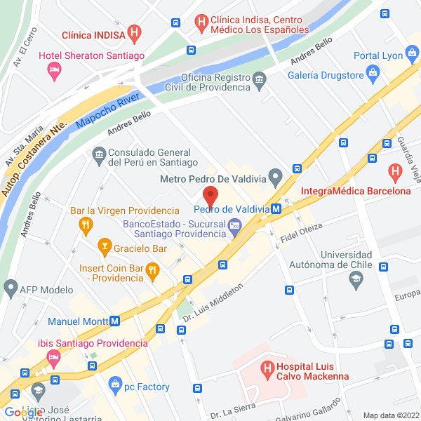 Map of Soc. Administradora de Edificios MVM Ltda.