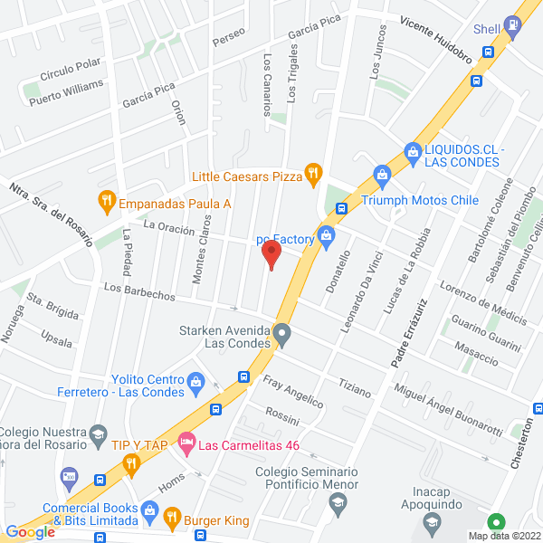 Map of Sandra Larrañaga Coulon