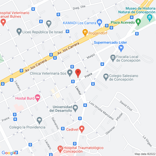 Map of Sala Cuna y Jardín Infantil Balú