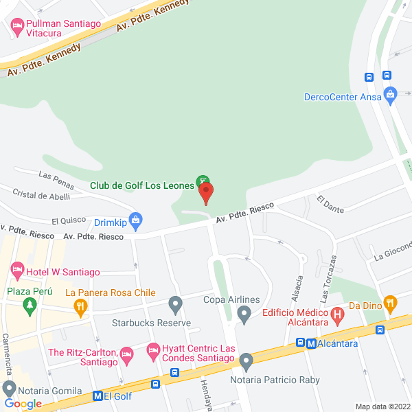 Map of Sociedad Anonima Club de Golf