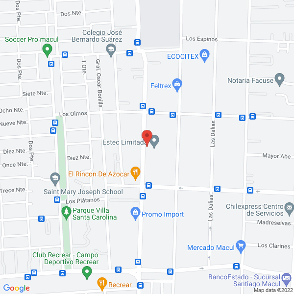 Map of SPV Seguridad