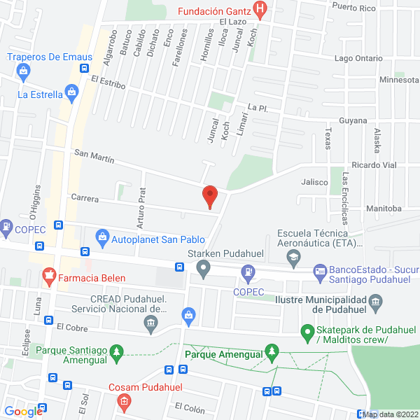 Map of Sermain Grúas