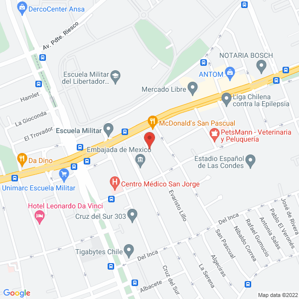Map of Sparber Chile S.A
