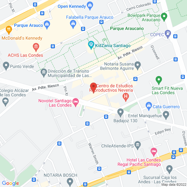 Map of Seminarium Certificación