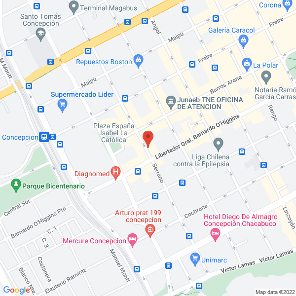 Map of Seguridad Mayor