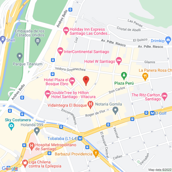 Map of Soza Hermanos Inversiones Limitada