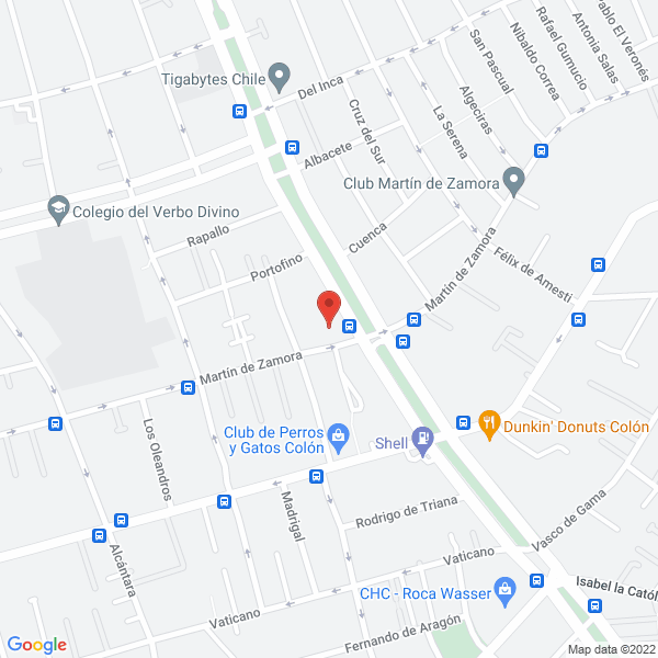 Map of Santa Adriana SPA