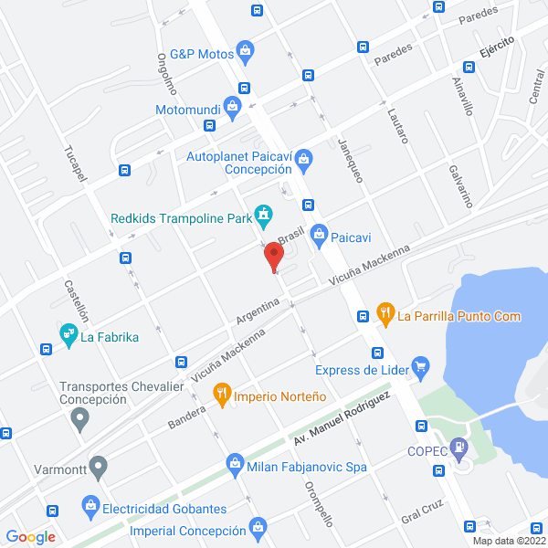 Map of Segprev Seguridad