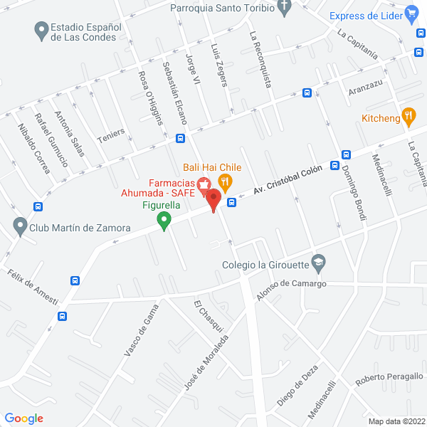 Map of Supermercado Coliseo