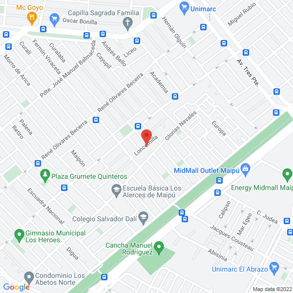 Map of Servicio Tecnico de Lavadoras y Refrigeradores Pablo Tolorza