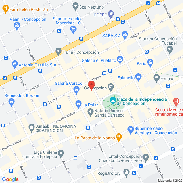 Map of Servicio Hs Ltda.