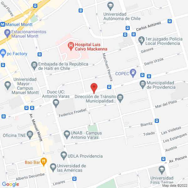 Map of Trauma Service