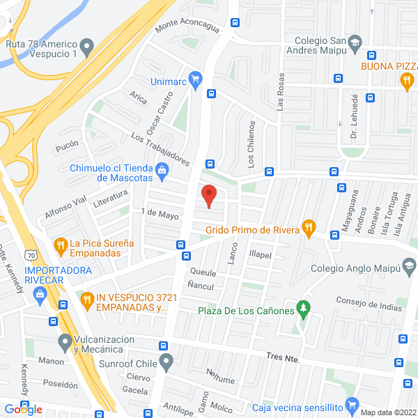 Map of Transportes Carrera Ltda.