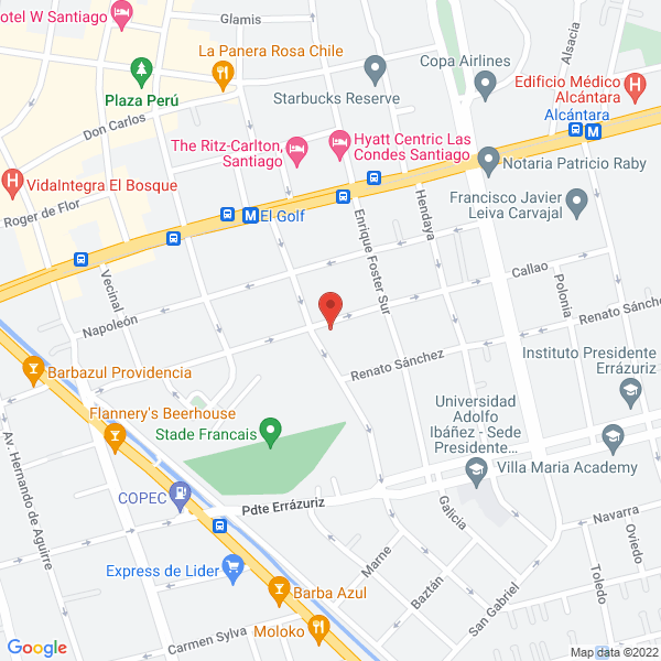 Map of Telemedicina de Chile