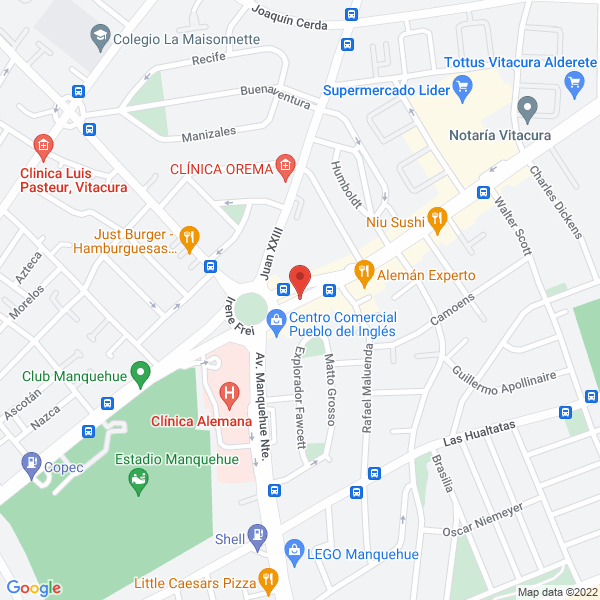 Map of Trajes de Baño Ximena Salas