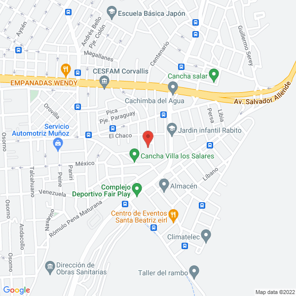 Map of Transportes De Mudanzas Sanfer