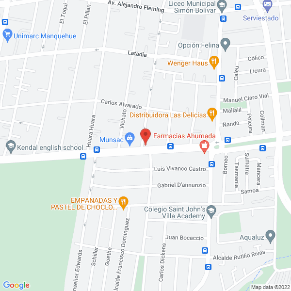 Map of Transportes Apoquindo