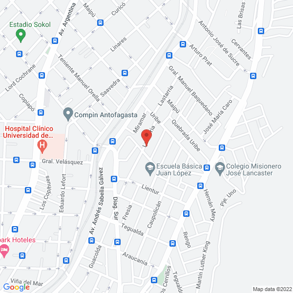 Map of Tiempo Mix