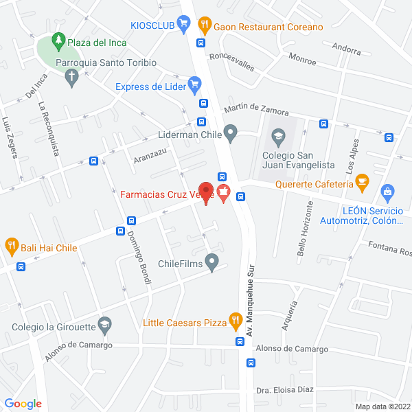 Map of Tiempocolor
